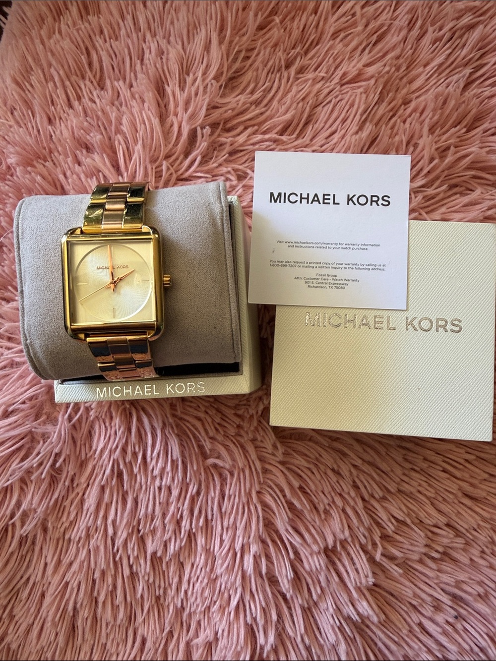 Michael Kors lake squeak Gold-tone watch
